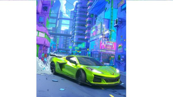 ’كورفيت Z06‘ للعام 2023 تلفت الانتباه مجدَّداً مع عمل NFT إبداعي حصري للفنّان الشهير كسولّو 
