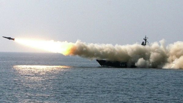 لحظة إطلاق صاروخ روسي من طراز كاليبر 