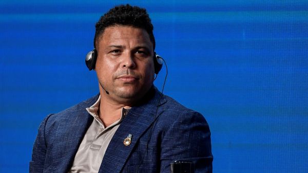 Brazilian retired footballer, Ronaldo Luis Nazario de Lima aka Ronaldo attends a session of the 13th edition of the Dubai International Sports Conference, at Madinat Jumeirah in Dubai on January 2, 2019. / AFP / La Presse / Marco ALPOZZI