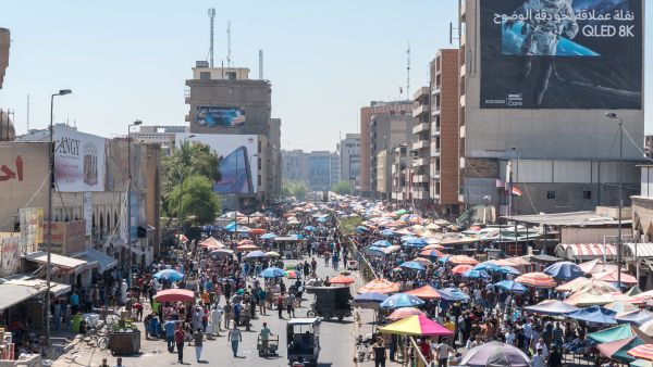 Scene from downtown Baghdad 