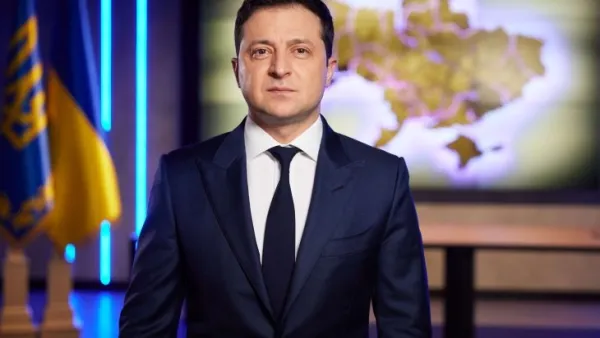 الرئيس الأوكراني فولوديمير زيلينسكي