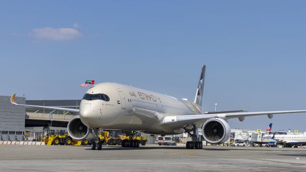 Etihad Airways ‘Sustainable 50’ A350 Makes Inaugural Flight To New York