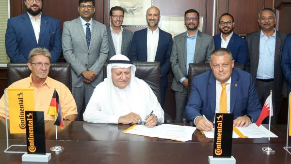 During the event Continental And Yk Almoayyed & Sons Sign Partnership Agreement In The Kingdom Of Bahrain