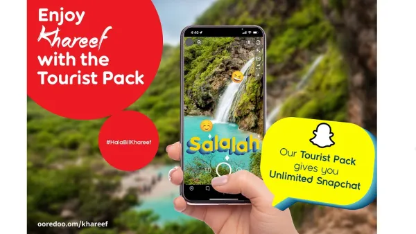 Celebrate the return of the Salalah Festival with Extra Data and Unlimited Snapchat from Ooredoo
