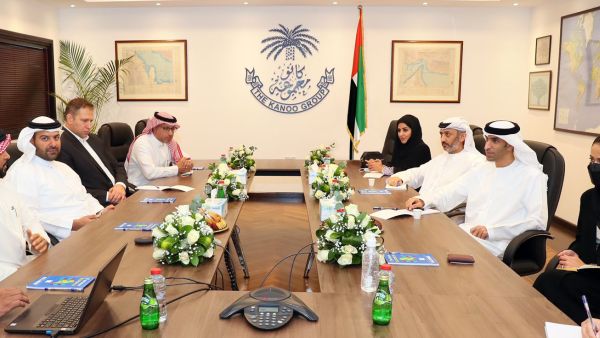 During the event H.E. Thani bin Ahmed Al Zeyoudi Pays a Visit to The Kanoo Group's Main Office