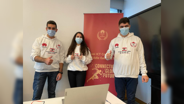 Lebanese team succeeds at Huawei ICT Competition Global Finals, wins Second Prize at the Practice Competition
