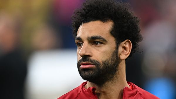 Liverpool's Egyptian midfielder Mohamed Salah reacts during the UEFA Champions League final football match between Liverpool and Real Madrid at the Stade de France in Saint-Denis, north of Paris, on May 28, 2022. (Photo by Paul ELLIS / AFP) Liverpool's Egyptian midfielder Mohamed Salah reacts during the UEFA Champions League final football match between Liverpool and Real Madrid at the Stade de France in Saint-Denis, north of Paris, on May 28, 2022. (Photo by Paul ELLIS / AFP)
