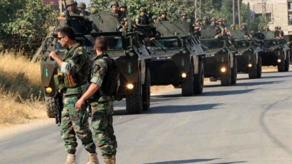 عناصر من الجيش اللبناني