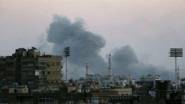 استهداف مدينة السقيلبية بريف حماة