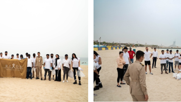 A joint effort between Rixos Premium Dubai and the Dubai Municipality has seen over 10kg of garbage removed from Kite Beach Rixos Premium Dubai in Partnership with Dubai Municipality Clean up Kite Beach