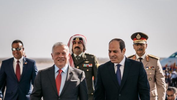 السيسي يستقبل ملك الاردن