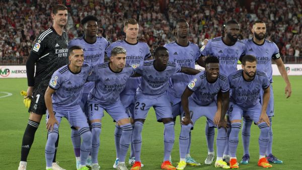 فريق ريال مدريد (المصدر: أ ف ب)