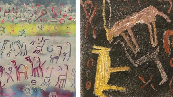 Rock art by Rawan Adwan 