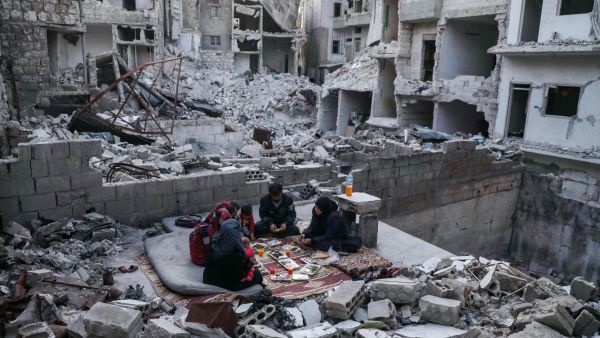 Ariha, southern Idlib destroyed 