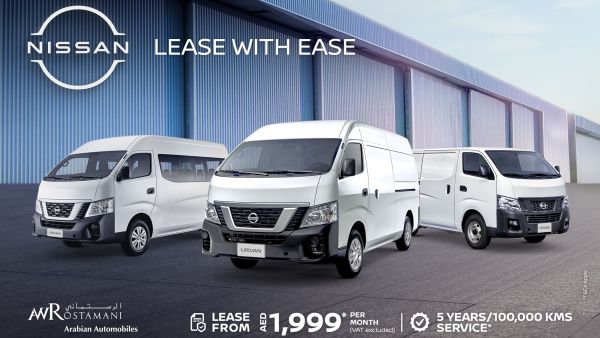 Your preferred mobility partner: Arabian Automobiles Nissan announces exclusive leasing offers on the Urvan for fleet business