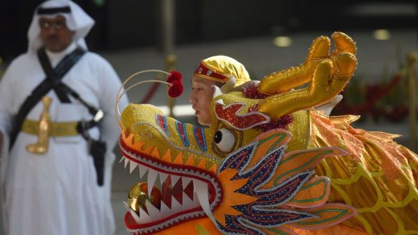 Chinese dragon in Saudi 