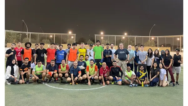 The GU-Q Community Unites Through a Shared Passion For Football