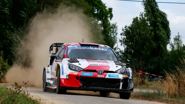 Toyota achieves double-podium finish at Ypres Rally Belgium 
