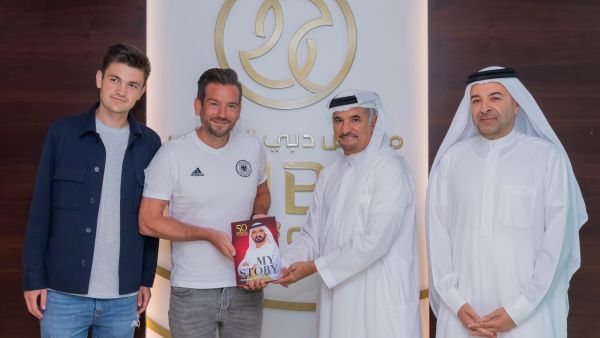 مجلس دبي الرياضي يستقبل وفد الاتحاد الألماني لكرة القدم