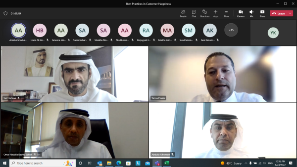 غرفة تجارة دبي تستعرض ممارساتها العالمية في سعادة المتعاملين والخدمات الرقمية مع (ديوا) وهيئة المعرفة والتنمية البشرية في دبي
