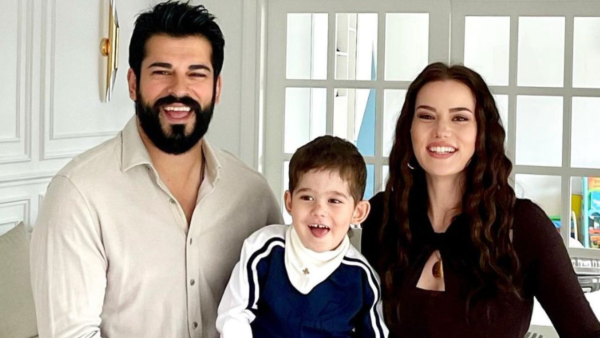 Burak Özçivit and Fahriye Evcen