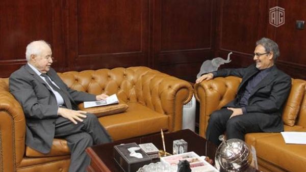 During the event Abu-Ghazaleh and Chargé d'Affaires of Iranian Embassy in Jordan Discuss Issues of Mutual Interests