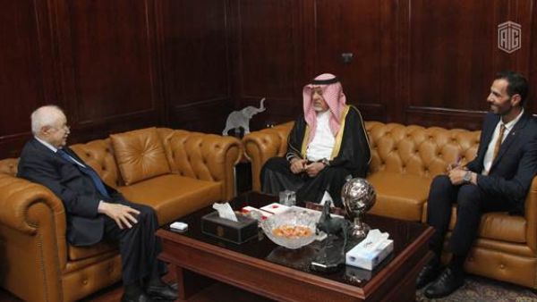 During the event Abu-Ghazaleh and Al-Abdali Discuss Cooperation