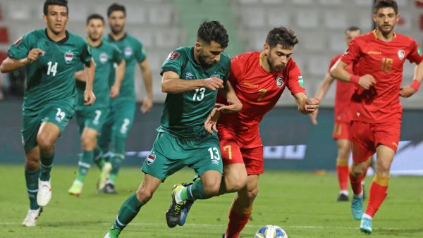 موعد مباراة العراق وسوريا في بطولة الأردن الدولية الودية والقنوات الناقلة