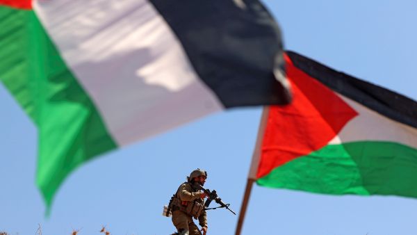 The Palestinian flag