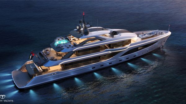 Gulf Craft which is the world’s leader in composite hull production and the creator of the world’s largest composite-built production superyacht, the Majesty 175, revealed the first details of its brand-new luxury superyacht at a packed press event hosted onboard the Majesty 120. Gulf Craft announces new Majesty 160 superyacht at Monaco Yacht Show, reinforcing its position as the world’s leader in composite-built yachts