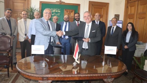 During the event Siemens Healthineers and Alexandria University Sign a MoU To Offer Training for Biomedical Engineering Students
