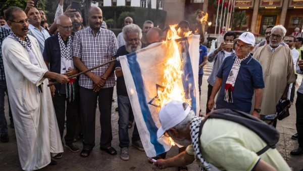 Rabat protests against Israel 