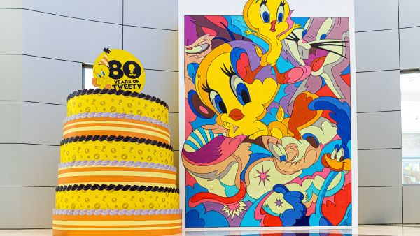 Tweety's Mural. Warner Bros. World™ Abu Dhabi honors ‘80 Years of Tweety’ with a large and captivating mural