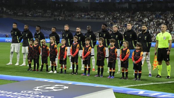 فريق ريال مدريد (المصدر: أ ف ب)