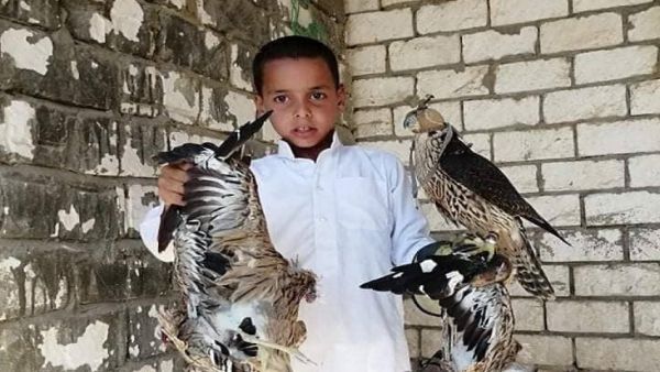  شاهين (6 سنوات) احد ضحايا الرحلة مع والده وعمه