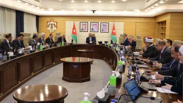جلسة مجلس الوزراء الأردني برئاسة الدكتور بشر الخصاونه