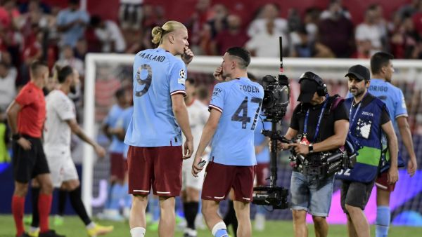 فودين وهالاند يقودان سيتي للفوز (المصدر: أ ف ب)