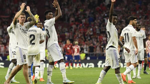 (Photo by OSCAR DEL POZO / AFP) موعد مباراة ريال مدريد وأوساسونا في الدوري الإسباني والقنوات الناقلة