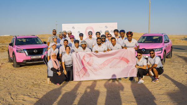 Arabian Automobiles and The Cycle Hub drive their support for breast cancer awareness 