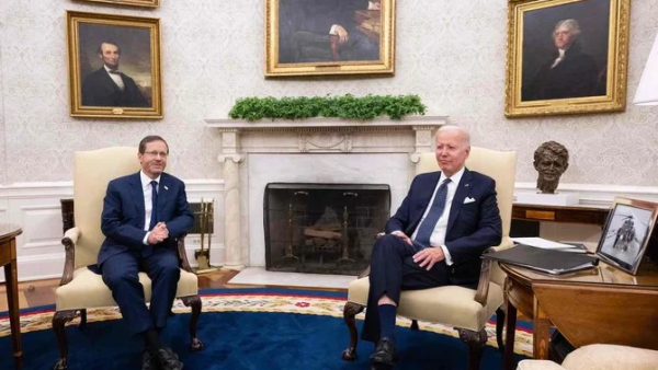 Herzog, Biden in the White House 