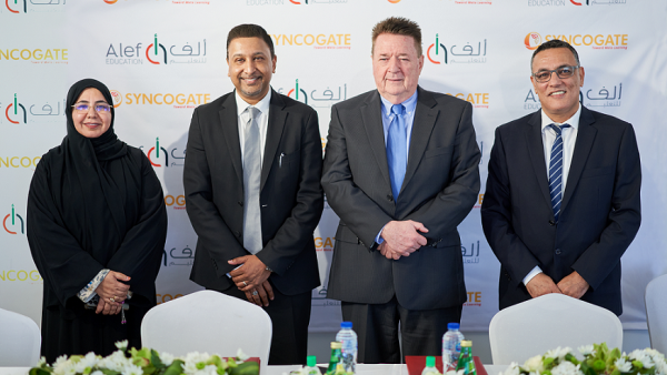 During the event Alef Education Partners With Syncogate Edtech to Foster Rapidly Evolving Global Education Sector