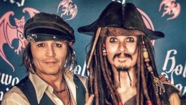 Johnny Depp back as Jack Sparrow for a day
