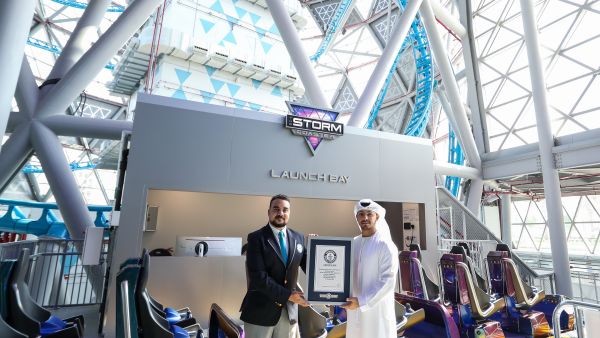 It's Official! The Guinness World Records has named The Storm Coaster ‘The World’s Fastest Vertical-Launch Rollercoaster’