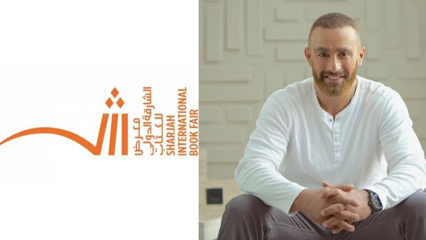 النجم أحمد السقا في جلسة حوارية بمعرض الشارقة للكتاب