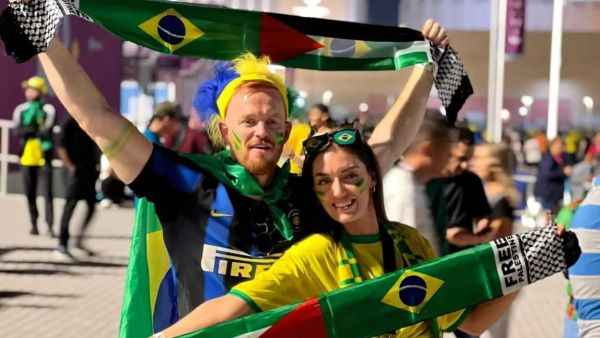 جمهور مونديال قطر انحاز لفلسطين