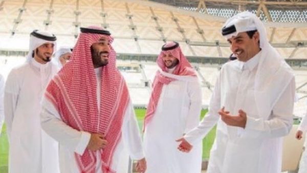 ولي العهد السعودي يصل الدوحة