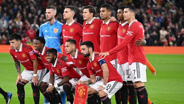 فريق مانشستر يونايتد (المصدر: أ ف ب)