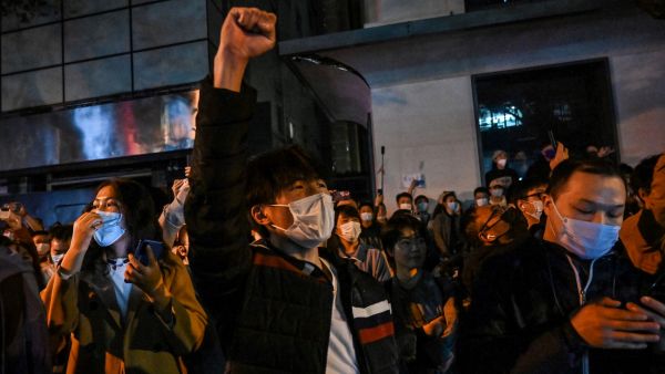 Chinese protestors