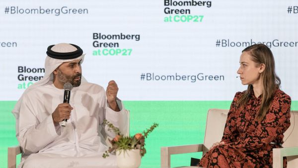 Ahmed Al Calily, Chief Strategy & Risk Officer at Mubadala Bloomberg hosts Green Summit at COP27