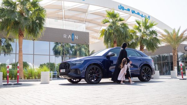 Audi Abu Dhabi celebrates the 51st UAE National Day with Rain